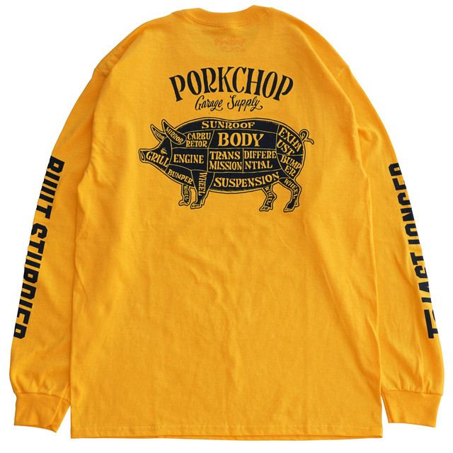 PORKCHOP GARAGE SUPPLY「PORK BACK LS TEE」 PORKCHOP GARAGE SUPPLY PORK BACK L/S TEE (BLACK) P0255 公式通販