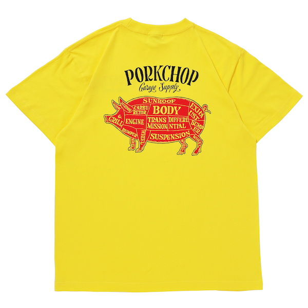 PORKCHOP GARAGE SUPPLY】PORK BACK S/S TEE｜In STATE