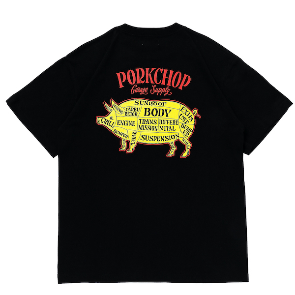 トップス PORKCHOP GARAGE SUPPLY PORK FRONT SWEAT PORKCHOP GARAGE SUPPLY】PORK BACK S/S TEE｜In STATE